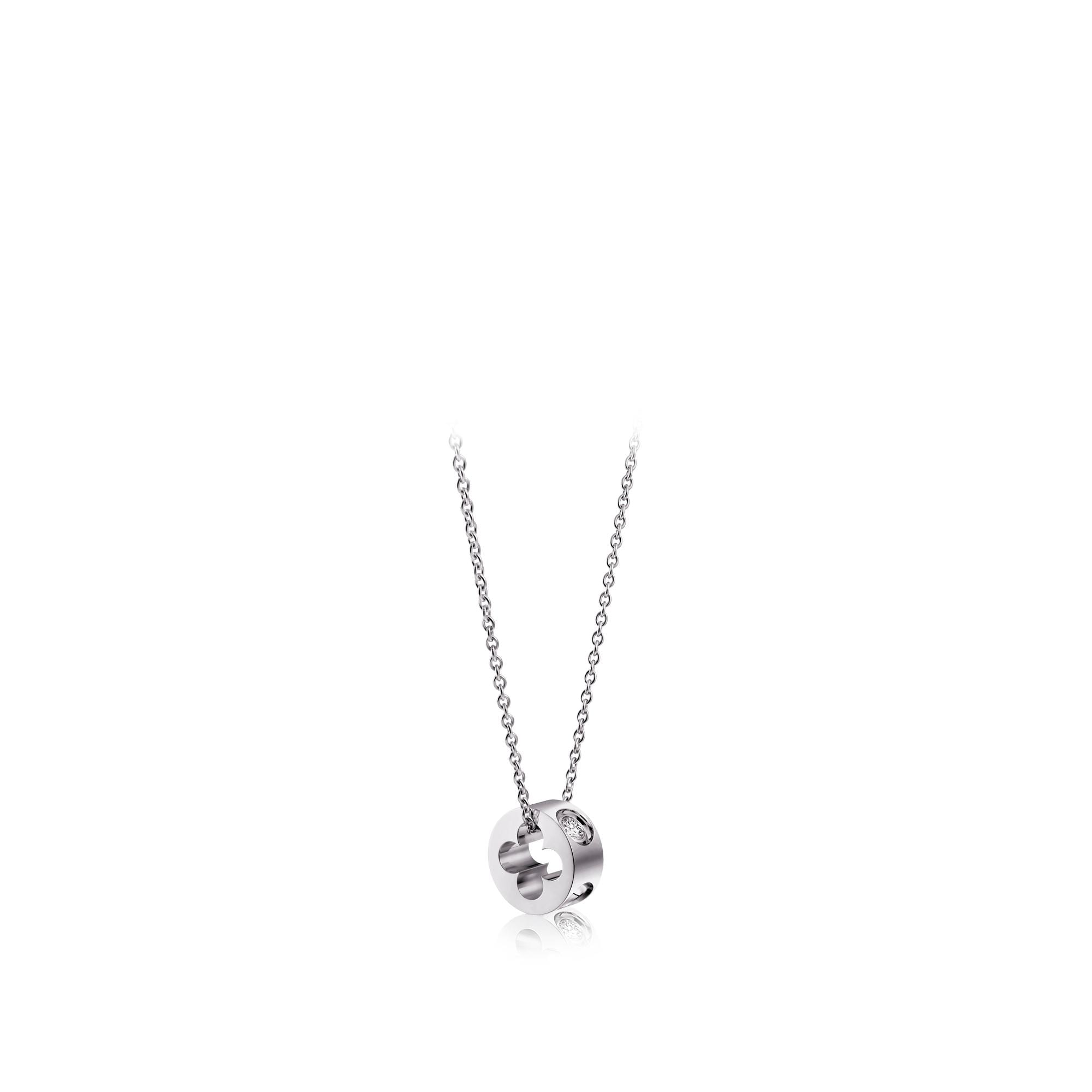 VUITTON?Small Empreinte pendant in white gold with diamond - Necklaces ...